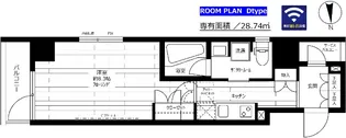 ステージグランデ亀戸アジールコート【6階】の間取り