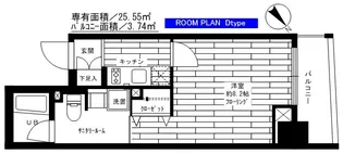 ステージファースト駒沢【5階】の間取り