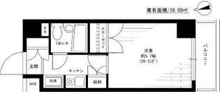 メインステージ大森海岸【11階】の間取り