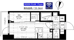 グランドコンシェルジュ三宿アジールコート【1階】の間取り