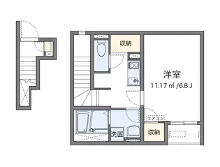 クレイノワイズ南馬込Ⅱアネックス【2階】の間取り