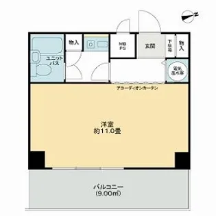 三田富洋ハイツ【10階】の間取り