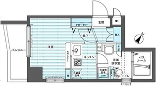 トーシンフェニックス下目黒【4階】の間取り