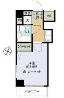 フェニックス茗荷谷【5階】の間取り