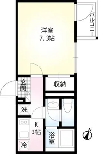 メゾン フォーレスト【2階】の間取り