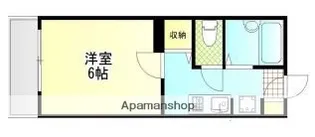 東京都渋谷区幡ヶ谷1丁目【アパート】の間取り