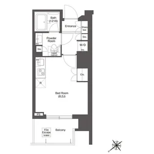 コンフォリア新中野【8階】の間取り