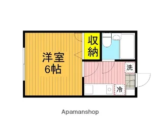 ブラウンハイツ【1階】の間取り