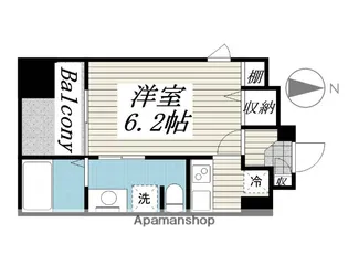 GRANDUO恵比寿Ⅱ【7階】の間取り