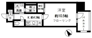 ベル ドミール 目黒【4階】の間取り