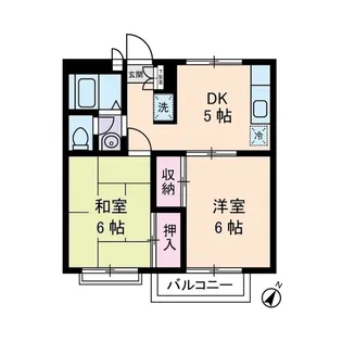 エステートピア・U3号棟【2階】の間取り