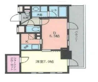 ドゥーエ幡ヶ谷【3階】の間取り