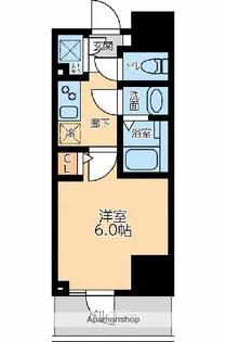 東京都品川区南大井4丁目【マンション】の間取り
