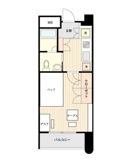メゾン大塚【0906号室】の間取り