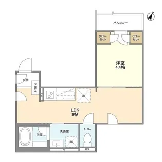 BLANC MARIE【2階】の間取り