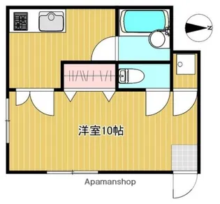 ウイング塩山【2階】の間取り