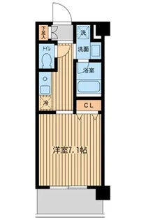 KDXレジデンス用賀【0405号室】の間取り
