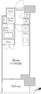 東京都港区海岸2丁目【マンション】の間取り