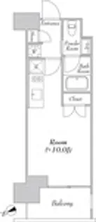 東京都港区海岸2丁目【マンション】の間取り