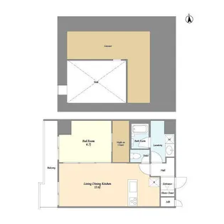 ザ・グローヴ浅草【10階】の間取り