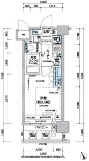 レジディア蒲田Ⅴ【10階】の間取り