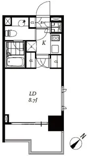 チェスターコート御茶ノ水【2階】の間取り