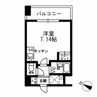レジディア三越前【2階】の間取り