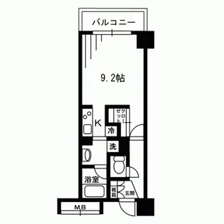 レジディア荻窪【2階】の間取り