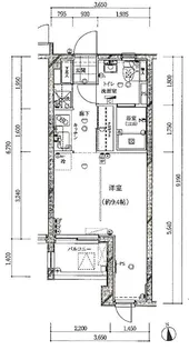 フォルス学芸大学ラクシーズ【503号室号室】の間取り