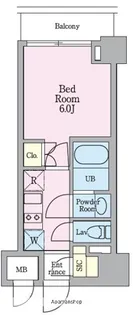 リビオメゾン戸越銀座【13階】の間取り