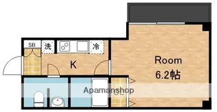 ラコールダンジュ【103号室】の間取り