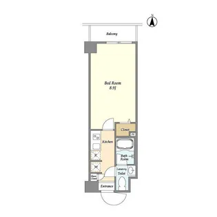 アルファコート下赤塚【3階】の間取り