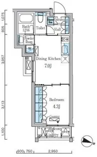 ジオエント大塚【3階】の間取り
