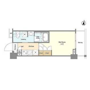 ARKMARK西小山【5階】の間取り