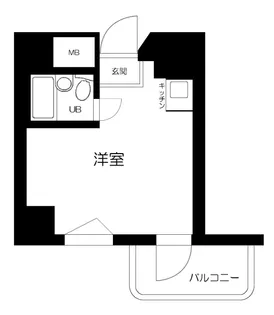 東京都渋谷区本町3丁目【マンション】の間取り