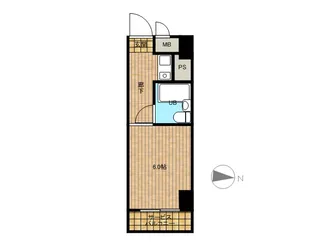 東京都品川区西五反田6丁目【マンション】の間取り