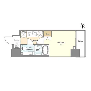 ベラスウィータ戸越【9階】の間取り