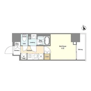 ベラスウィータ戸越【6階】の間取り