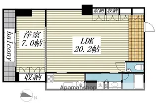 GRAN EBISU【3階】の間取り