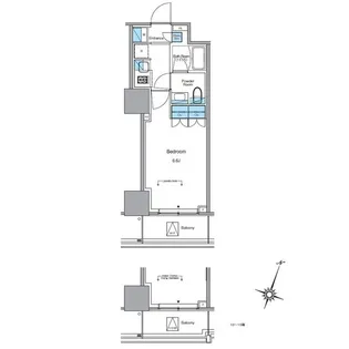ルフォンプログレ渋谷ヒルトップ【13階】の間取り
