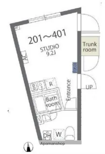 アヴァンタージュ大井町【2階】の間取り