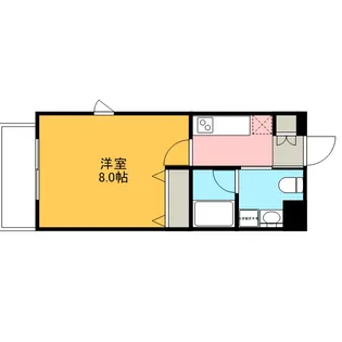 ガーデン荏原中延【1階】の間取り