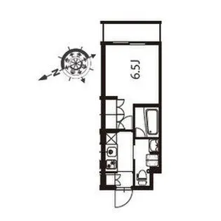 アジールコート東大井【3階】の間取り