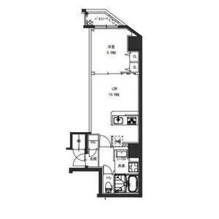 SーRESIDENCE駒込六義園【5階】の間取り