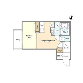 LA DOUCEUR赤羽【1階】の間取り
