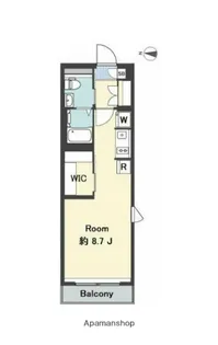 東京都世田谷区代沢2丁目【マンション】の間取り