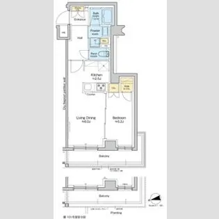 RESIDENCE KOENJI【3階】の間取り