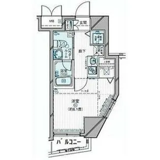 メインステージ目黒Ⅱ【10階】の間取り