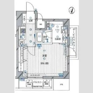 コンフォラス千石【5階】の間取り