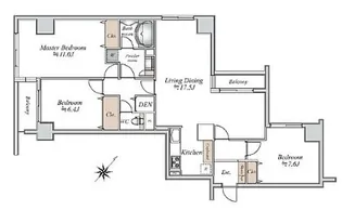 3LDKの間取り画像